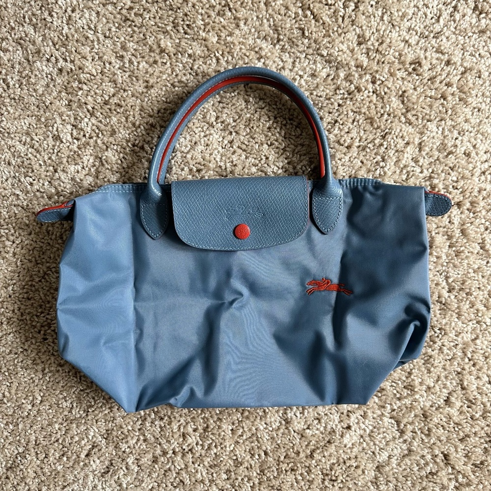 Longchamp Le Pliage Blue S Handbag - Recycled Canvas